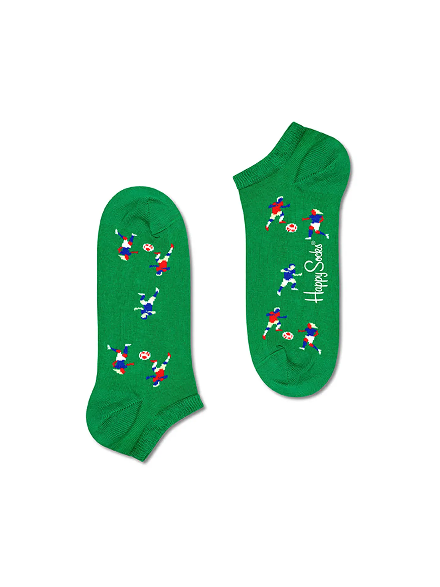 HAPPY SOCKS | Herren Sneaker Socken FOOTBALL bunt | 